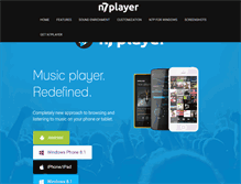 Tablet Screenshot of n7player.com